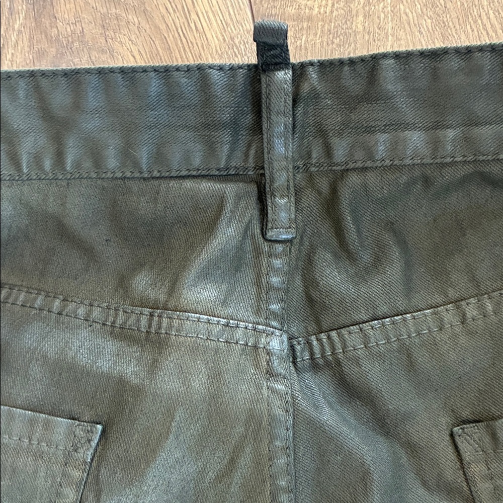 DSQUARED metallic olive green Jean | 34x33 - Picture 6 of 9